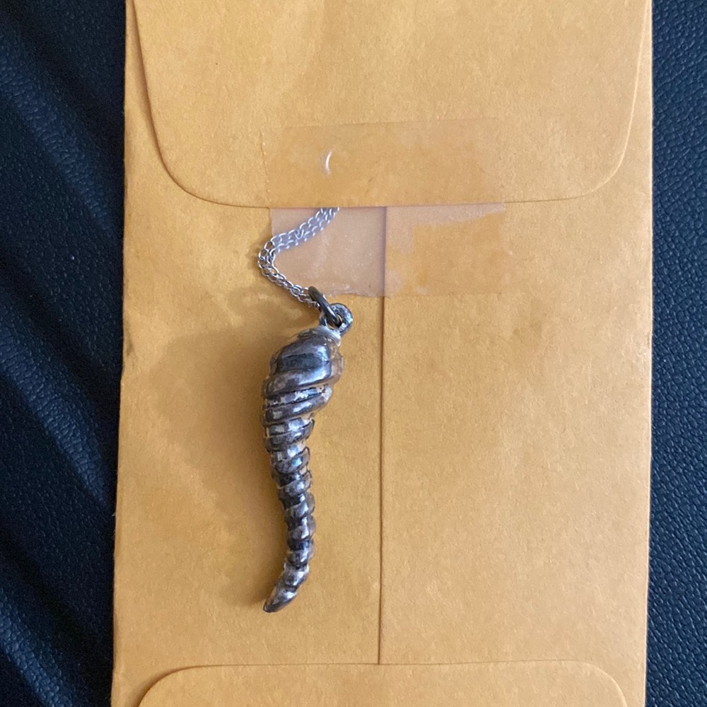 Silver chain and pendant